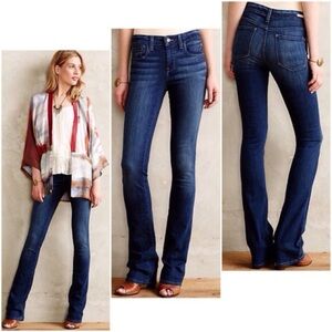2/$30 Pilcro and the Letterpress 26 STET Low Rise Flare Jeans Size 26 #2324